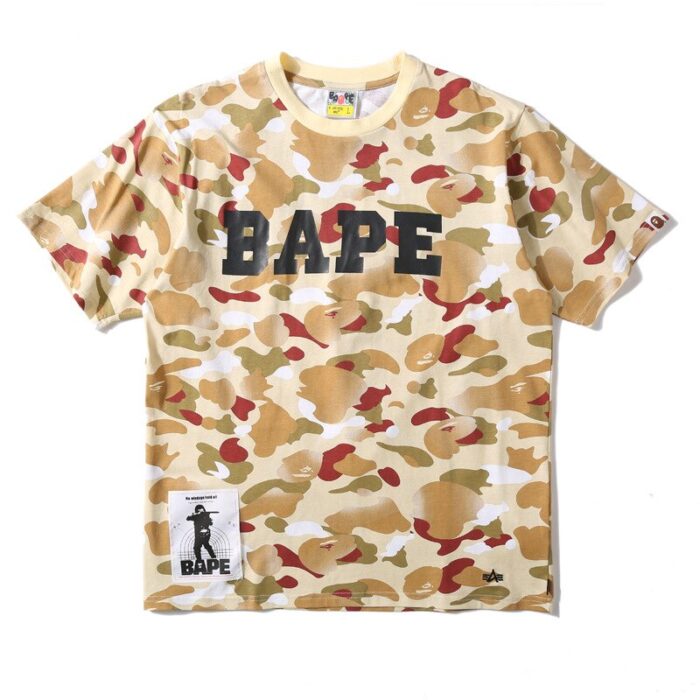 BAPE Camouflage Cream T-Shirt