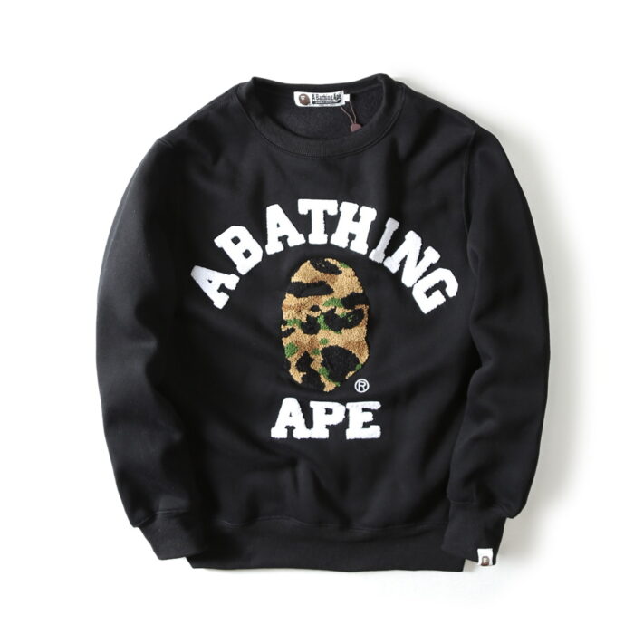 BAPE Ape Alphabet Print Plus Size Pullover Sweater